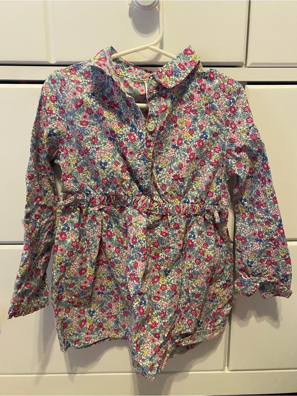 Carter's Floral Long Sleeve Dress / Size 4 / VGUC
